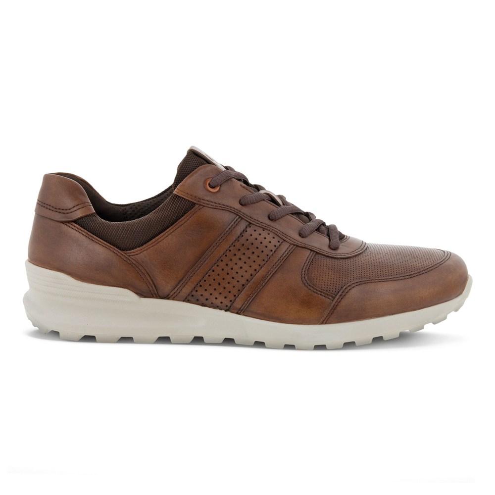 ECCO Mens Sneakers Brown - Cs20 Perforateds - RBI-842096